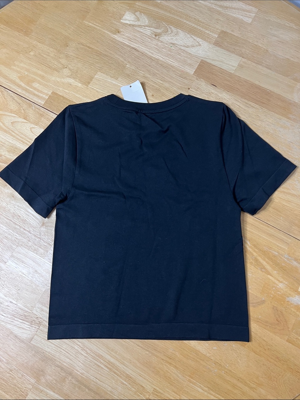 Women’s Slim Fit Short Sleeve Seamless Baby T-Shirt - A New Day - Medium - Picture 3 of 7